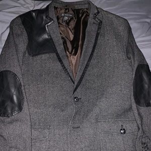 Herringbone wool shooting jacket